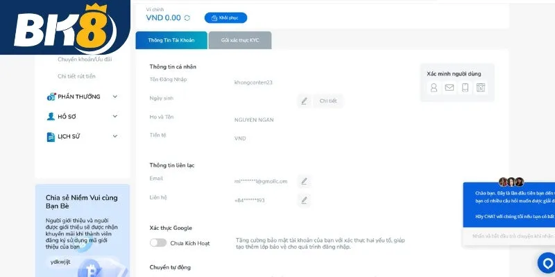 Điều kiện quan trọng mà bet thủ cần đáp ứng khi nạp tiền BK8