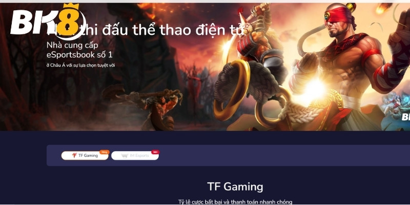 Giới thiệu sảnh Esport BK8 Giới thiệu sảnh Esport BK8